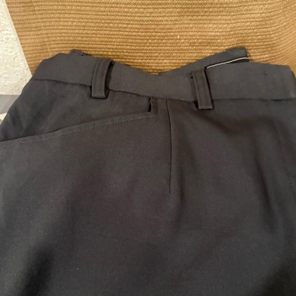 Oobe Womens Dress Pants Gray Stretch Waist Straight Leg Business Trousers 18/31 - Picture 2 of 4